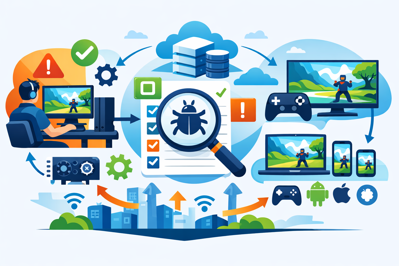 Niezawodność na każdej platformie: Testy zgodności gier.